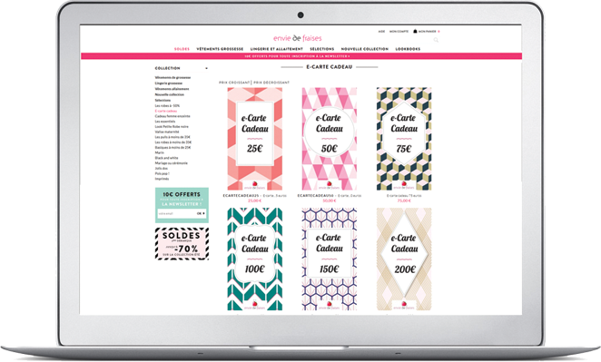 page du site